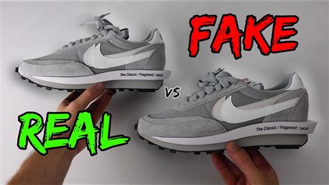 REAL VS FAKE! NIKE X FRAGMENT X SACAI LD WAFFLE 